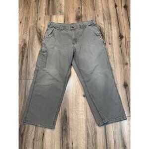 Carhartt Mens B161 Fatigue Camo Cargo Pants 38x30 FITS 34x24 Cotton Durable Outd